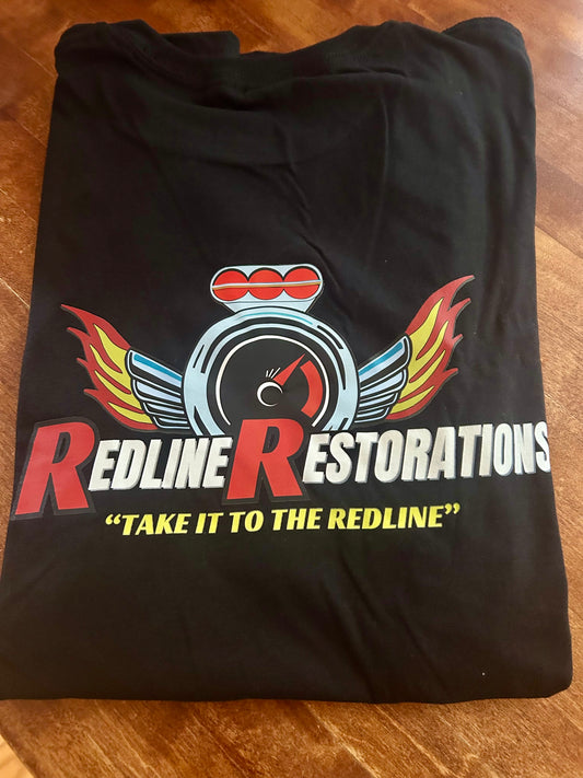 Redline Restorations (1-sided) Large Logo on Front Short Sleeve T-Shirt